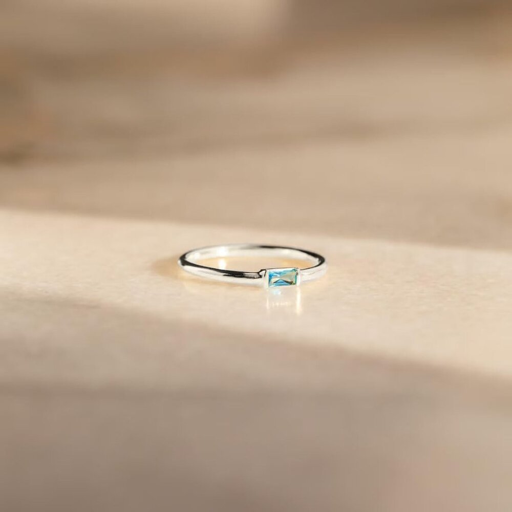 Chic Stackable S925 Birthstone Rings For Women - … - image 3